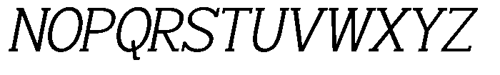 Smilant Light Slant Font UPPERCASE