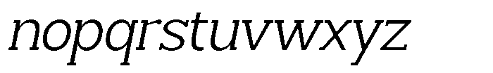Smilant Light Slant Font LOWERCASE