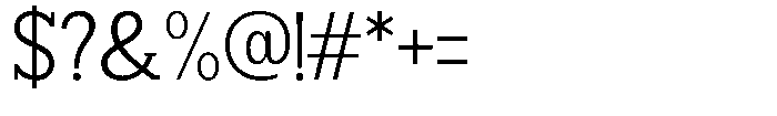 Smilant Light Font OTHER CHARS