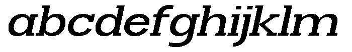 Smilant Medium Expanded Slant FONT