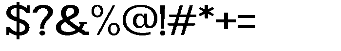 Smilant Medium Expanded Font OTHER CHARS