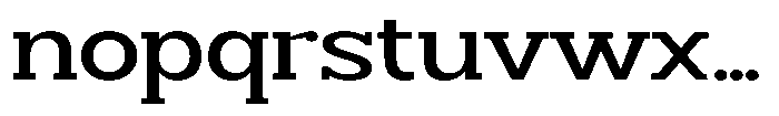 Smilant Medium Expanded Font LOWERCASE
