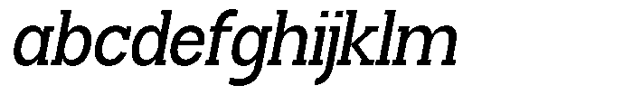 Smilant Medium Semi Condensed Slant FONT