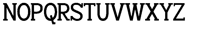 Smilant Medium Semi Condensed Font UPPERCASE