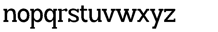 Smilant Medium Semi Condensed Font LOWERCASE
