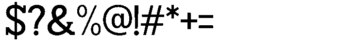 Smilant Medium Font OTHER CHARS