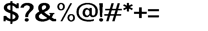 Smilant Semi Bold Expanded Font OTHER CHARS