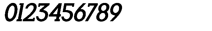 Smilant Semi Bold Semi Condensed Slant Font OTHER CHARS