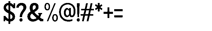Smilant Semi Bold Semi Condensed Font OTHER CHARS