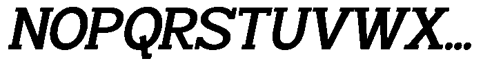Smilant Semi Bold Slant Font UPPERCASE