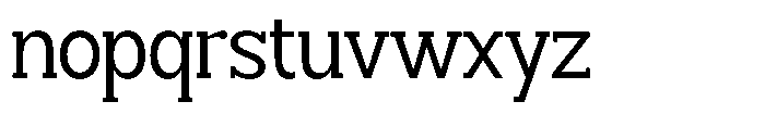 Smilant Semi Condensed Font LOWERCASE