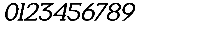 Smilant Semi Expanded Slant Font OTHER CHARS
