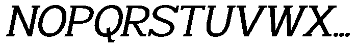 Smilant Semi Expanded Slant Font UPPERCASE