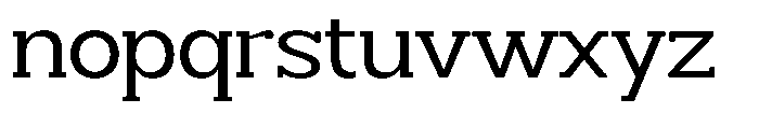 Smilant Semi Expanded Font LOWERCASE