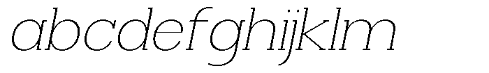 Smilant Thin Expanded Slant FONT