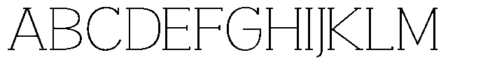 Smilant Thin Expanded Font UPPERCASE