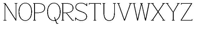 Smilant Thin Semi Expanded Font UPPERCASE