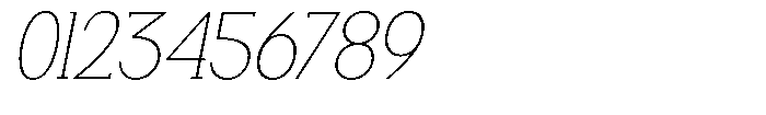 Smilant Thin Slant Font OTHER CHARS