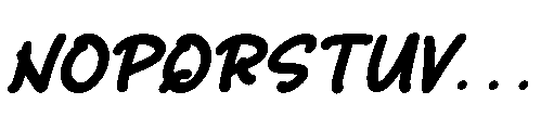 Smile Hug Italic Font UPPERCASE