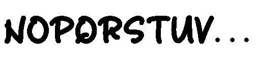 Smile Hug Regular Font UPPERCASE