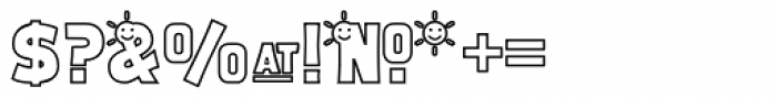 Smiley Sunshine Font OTHER CHARS