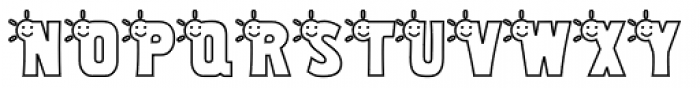 Smiley Sunshine Font UPPERCASE