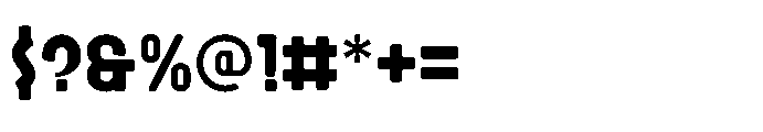Smiling Zenith Font OTHER CHARS