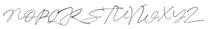 Smith Signature Font UPPERCASE