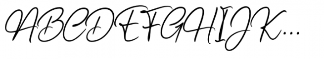 Smithe Signature Regular Font UPPERCASE