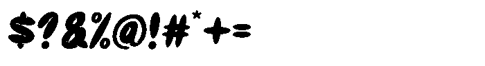 Smockey Font OTHER CHARS