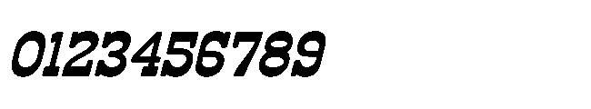 Smoke Grand Italic Font OTHER CHARS