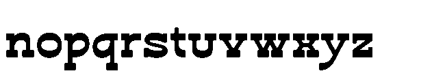 Smoke Grand Regular Font LOWERCASE