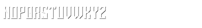 Smokers Shadow Font LOWERCASE