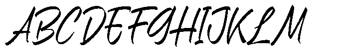Smoky Hand Italic Font UPPERCASE