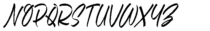 Smoky Hand Italic Font UPPERCASE