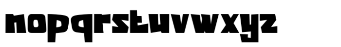 Smoore House Font LOWERCASE