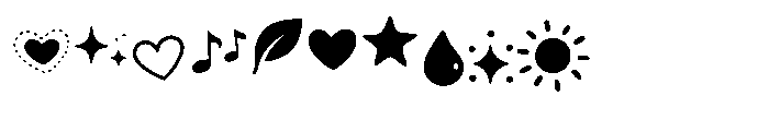Smoothica Doodles Font OTHER CHARS