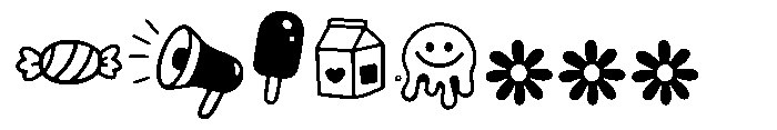 Smoothica Doodles Font UPPERCASE