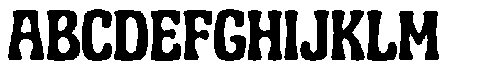 Smoothica height Font UPPERCASE