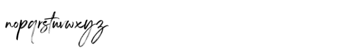 Smoothly Font LOWERCASE