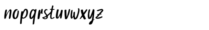 SmoothyPro Pro Slanted Font LOWERCASE