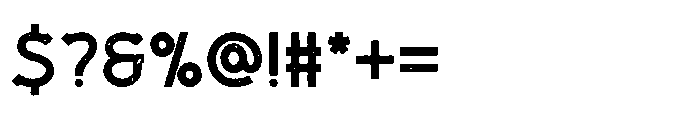 Smorrebrod Rough Font OTHER CHARS