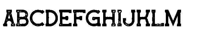 Smorrebrod Rough Font UPPERCASE