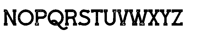 Smorrebrod Rough Font UPPERCASE