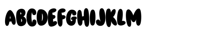 Smothy Bubble Regular Font UPPERCASE