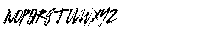 Smudge Brush Font UPPERCASE