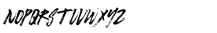 Smudge Brush Font LOWERCASE