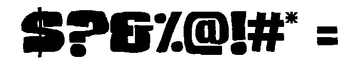 Smashing Medium Font OTHER CHARS