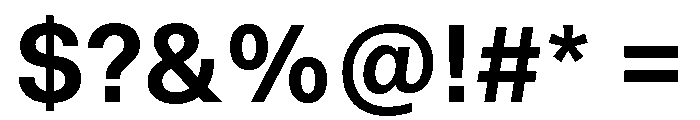 Snaga Arabic Bold Font OTHER CHARS
