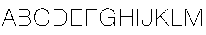 Snaga Arabic Extra Light Font UPPERCASE